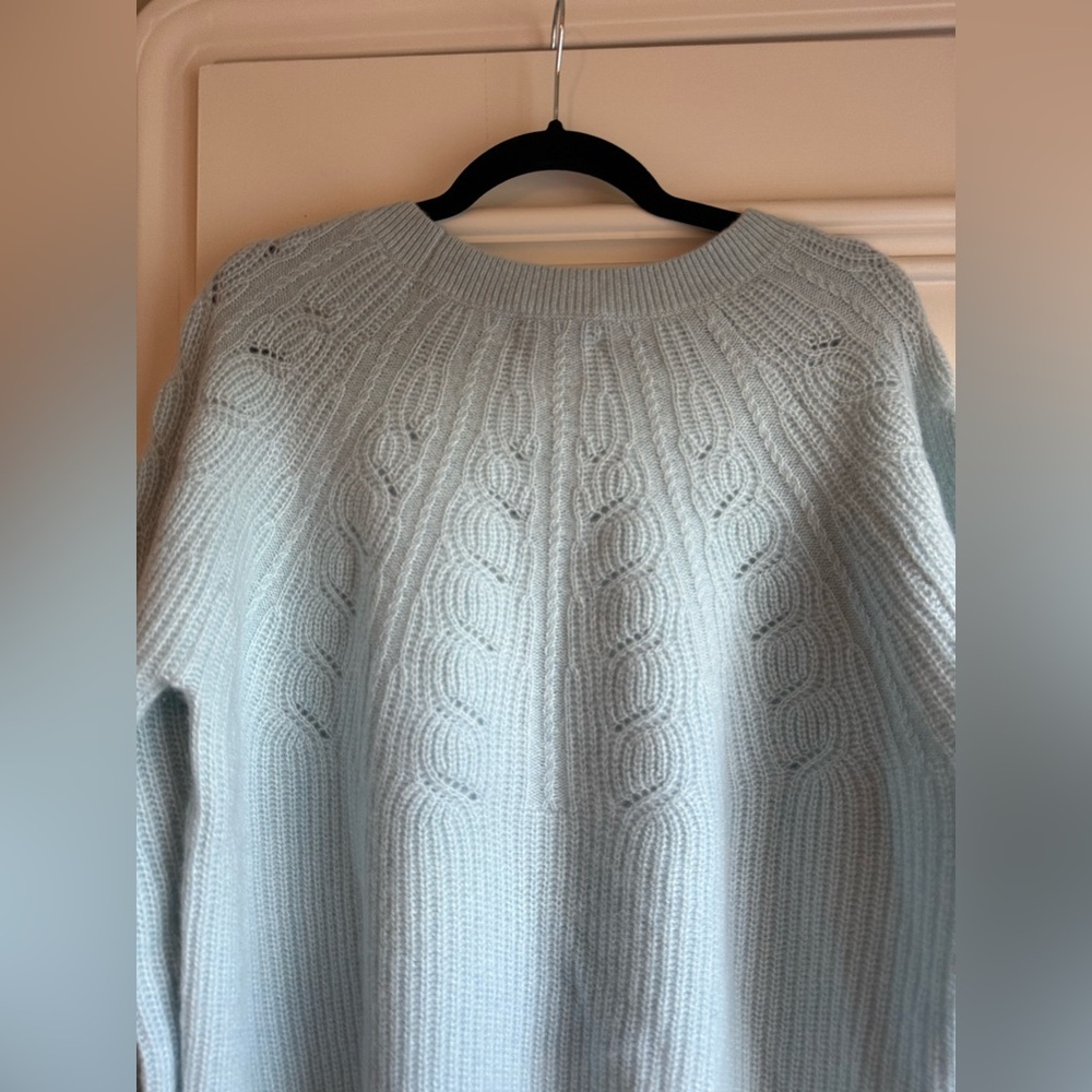 Bloomingdale's Cashmere Sweater in Soft Blue - Picture 4 of 6